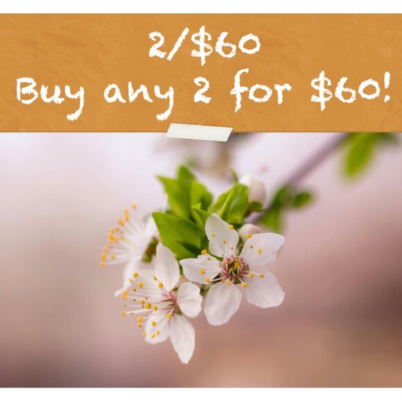 SALE!! BUY 2 ITEMS FOR $60!